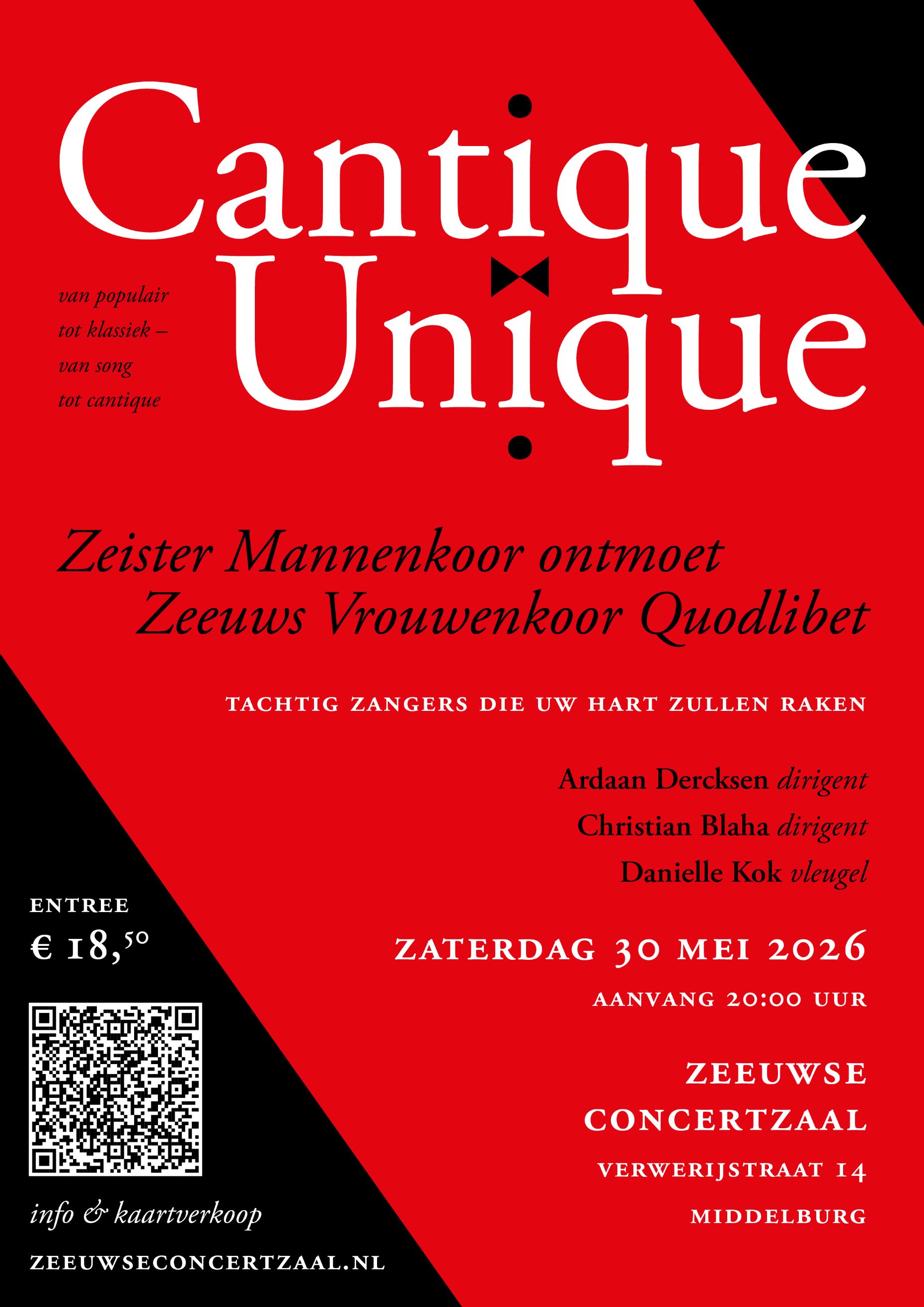 2026 poster Cantique Unique kl